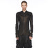 JULIUS 917KNM1-C Black / Skinny Knit Top